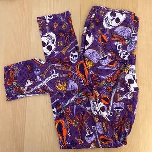 NWOT - LLR Halloween leggings - OS